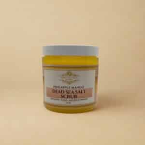 Pineapple-Mango Exfoliating Dead Sea Salt Scrub